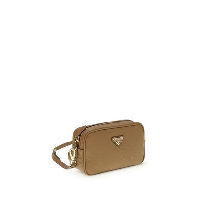 Sac bandoulière Prada Bos Taurus en cuir de veau beige