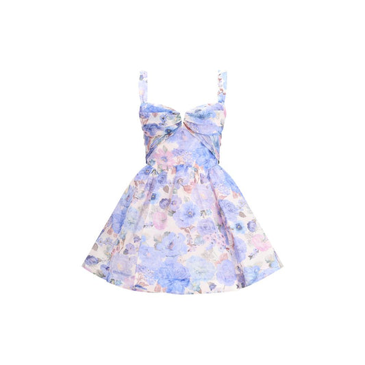 Robe décontractée en lin multicolore Zimmermann