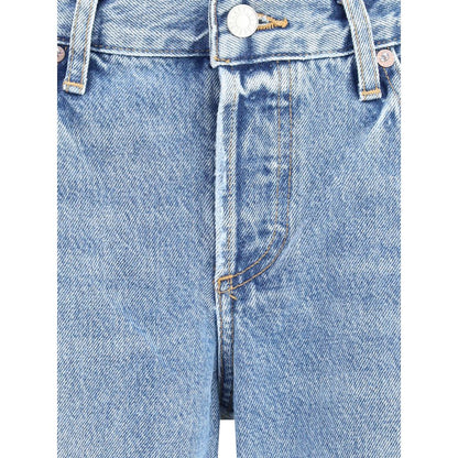 Jean droit en coton bleu Agolde