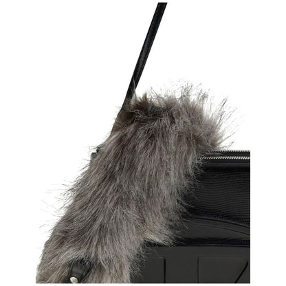 Sac bandoulière Diesel Bos Taurus en cuir de veau noir