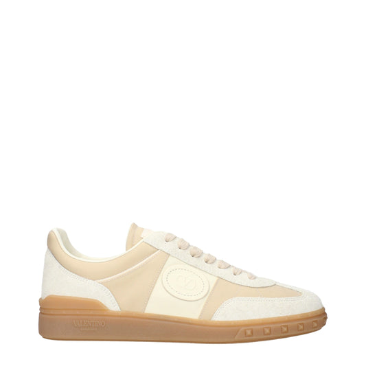 Baskets Basses en Tissu Beige Valentino Garavani pour Homme
