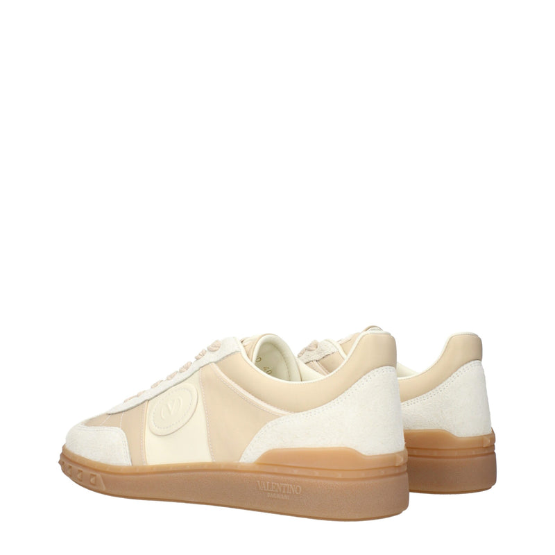 Baskets Basses en Tissu Beige Valentino Garavani pour Homme