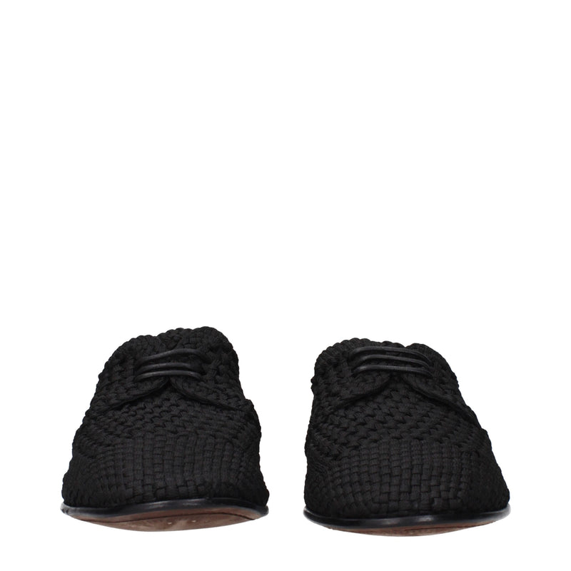 Dolce & Gabbana Oxfords en tissu noir - Chaussures élégantes