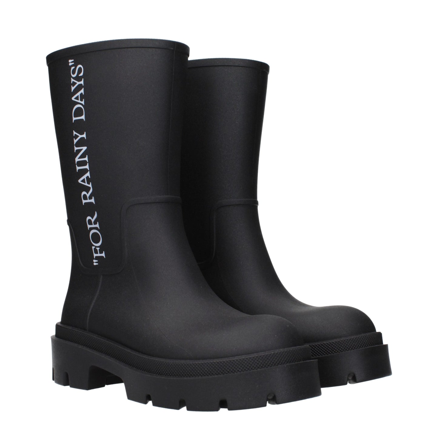 Bottines Off-White en coton noir