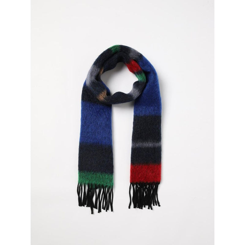 Paul Smith Gray Wool Scarf - Stylish and Versatile Accessory