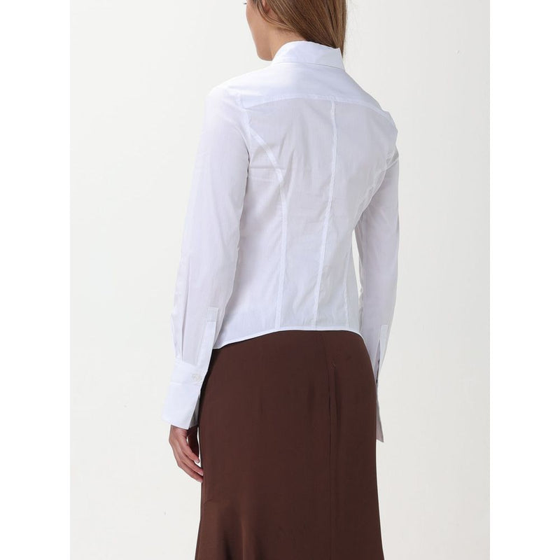 PINKO White Cotton Dress Shirt - Élégance et Confort
