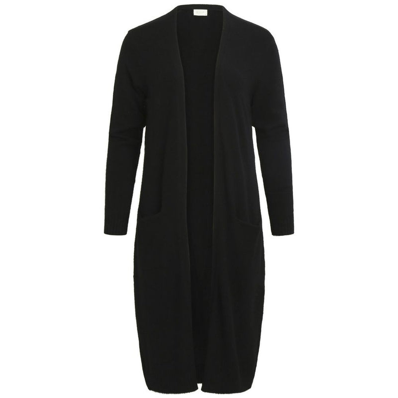 Vila Clothes Cardigan Noir en Nylon pour Femmes - Élégant et Polyvalent