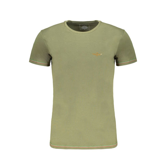 T-shirt en coton vert Aeronautica Militare