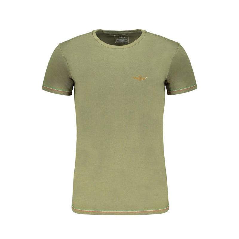 T-shirt en coton vert Aeronautica Militare