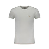 T-shirt en coton blanc Aeronautica Militare
