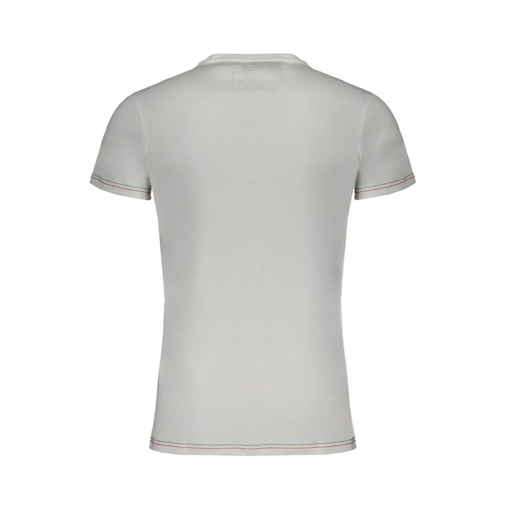 T-shirt en coton blanc Aeronautica Militare