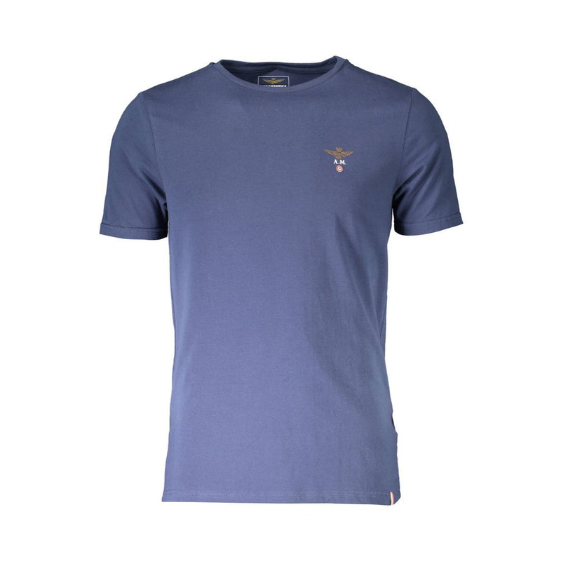 T-shirt Homme Aeronautica Militare en Coton Bleu