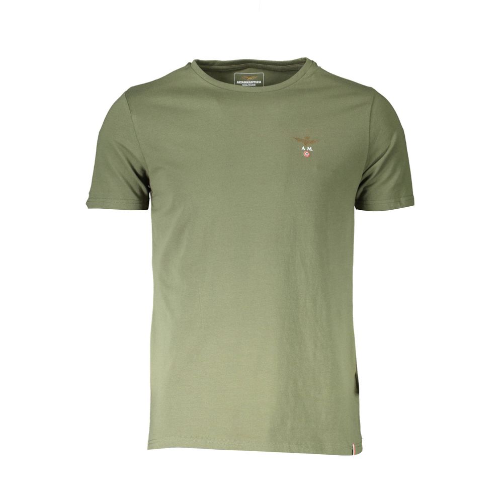Aeronautica Militare T-shirt en Coton Vert pour Homme