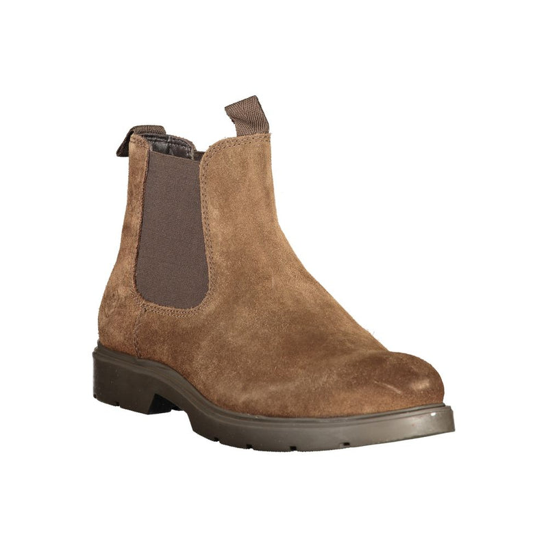 Lumberjack Marrone Leather Men Ankle Boot - Élégance et Durabilité