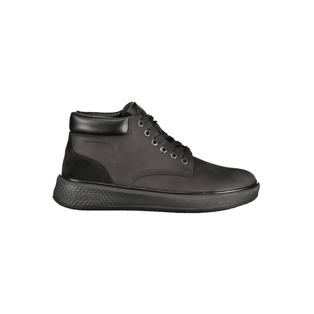 Lumberjack Hi Virgil Black Leather Men Sneaker