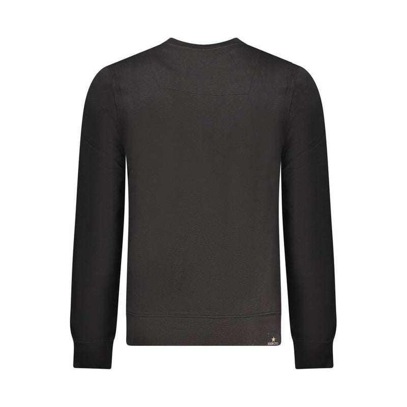 Accademia Militare Black Cotton Men's Sweater - Stylish Comfort