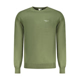 Accademia Militare Green Cotton Men Sweater - Stylish Comfort