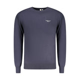 Accademia Militare Blue Cotton Men's Sweater - Luxurious Comfort
