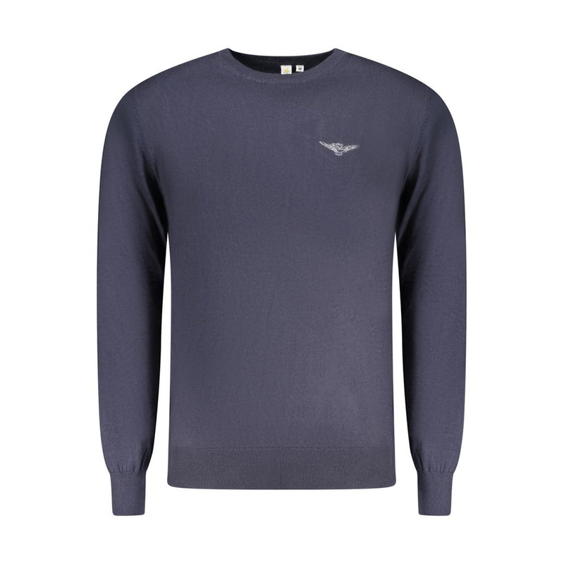 Accademia Militare Blue Cotton Men's Sweater - Luxurious Comfort