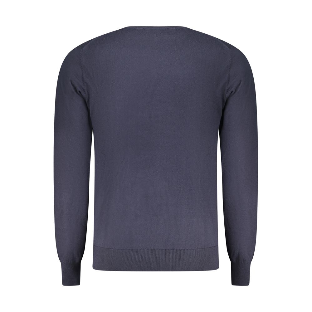 Accademia Militare Blue Cotton Men's Sweater - Luxurious Comfort