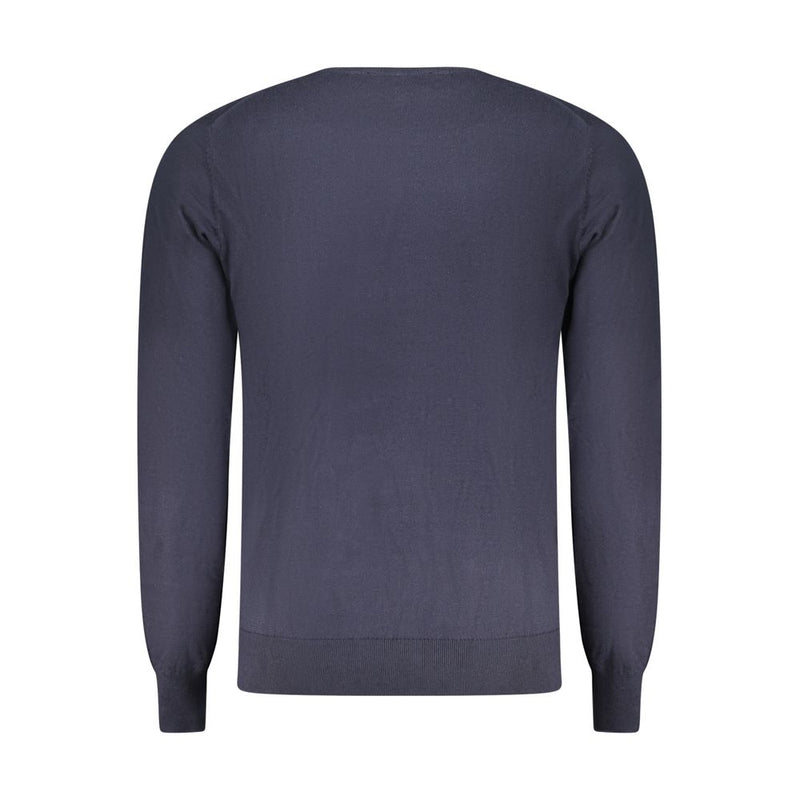 Accademia Militare Blue Cotton Men's Sweater - Luxurious Comfort