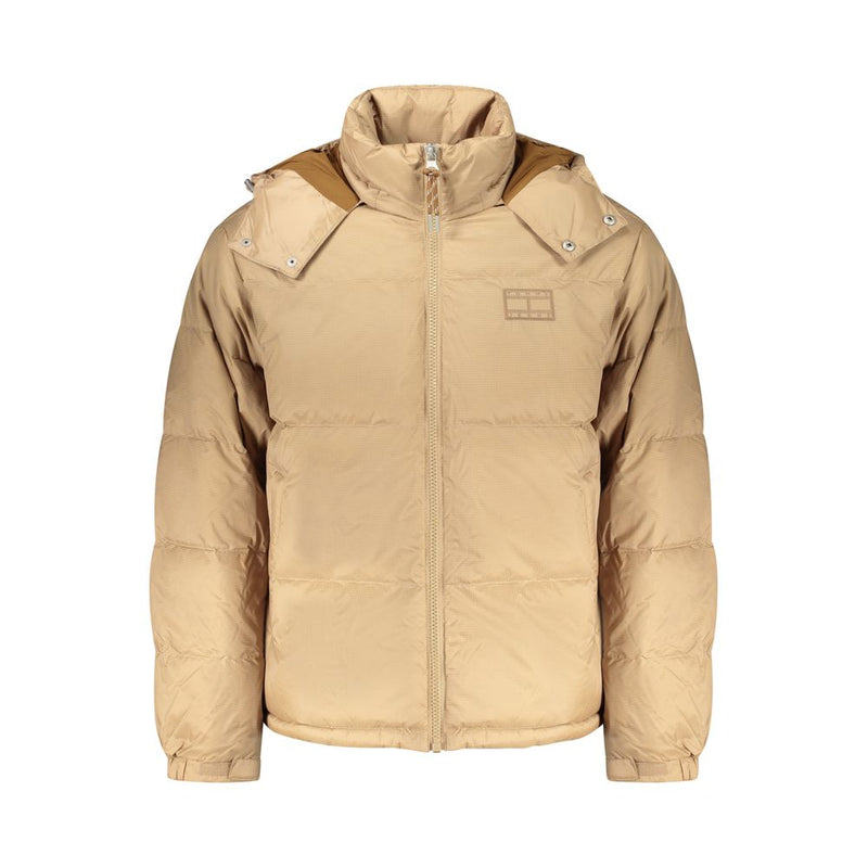Veste Tommy Hilfiger beige en polyester pour homme