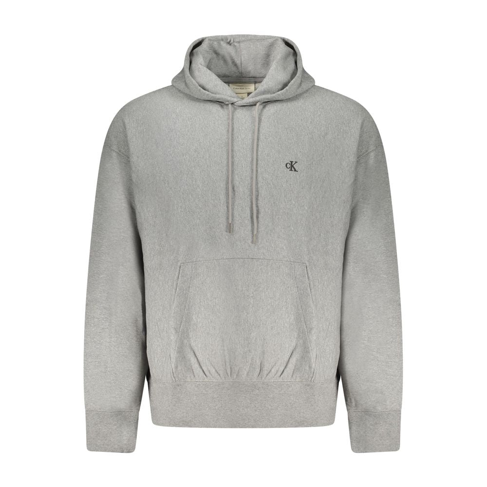 Pull en coton gris pour homme Calvin Klein