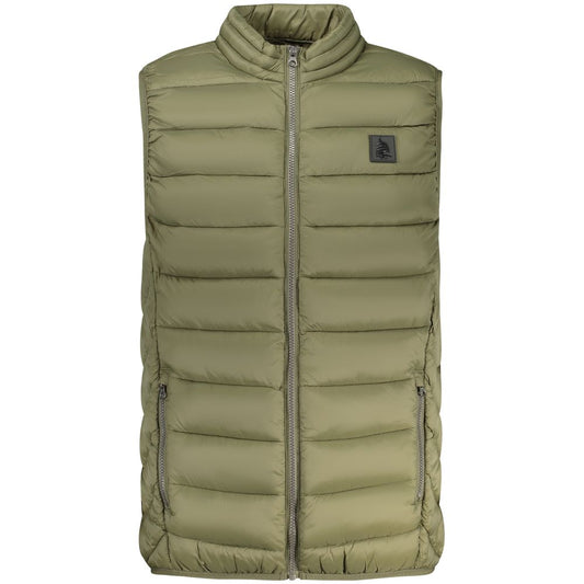Marina Yachting Green Polyamide Sleeveless Jacket for Men