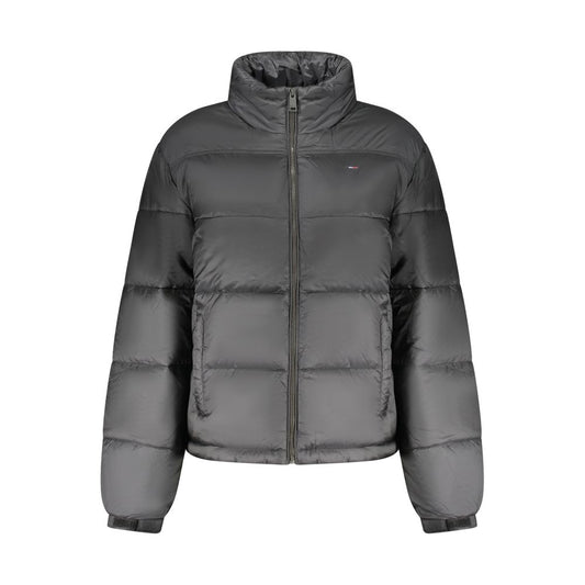 Tommy Hilfiger Black Polyester Jacket - Eco-Friendly & Stylish