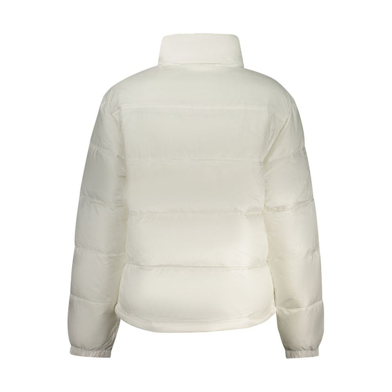 Tommy Hilfiger Women's White Polyester Jacket - Sustainable Style