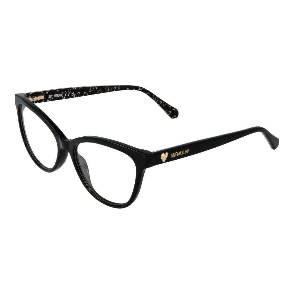 Love Moschino Black Acetate Cat Eye Glasses (Frames)