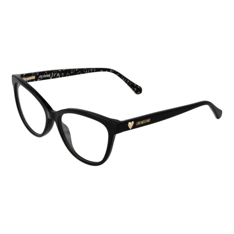 Love Moschino Black Acetate Cat Eye Glasses (Frames)