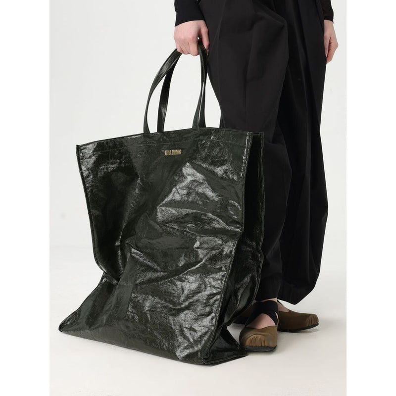 Uma Wang Bicolor Nylon Handbag - Chic and Versatile Carryall