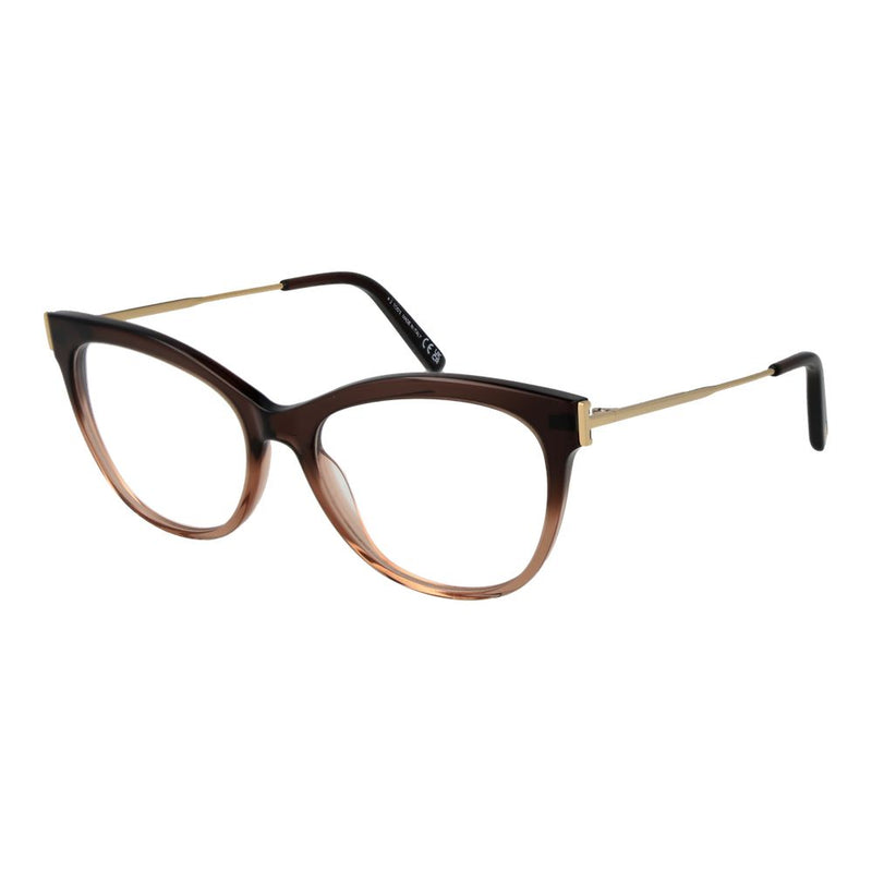 Tod's Brown Acetate Cat Eye Glasses (Frames)