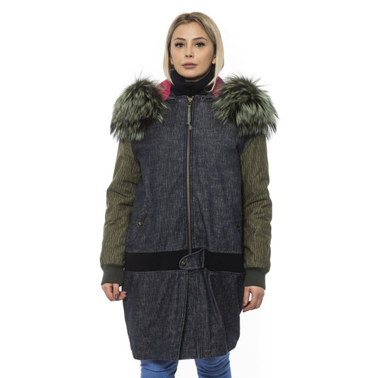 Mr&Mrs Italy Gray Leather Lining Bomber Jacket
