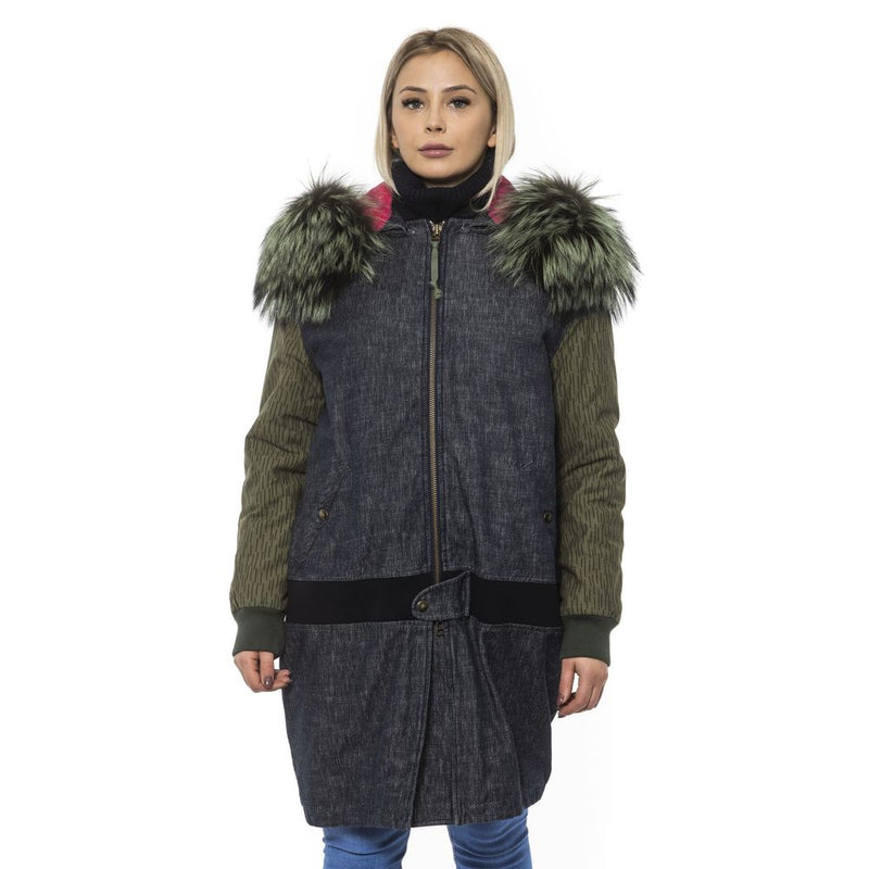 Veste Bomber en Cuir Grise Mr&Mrs Italy