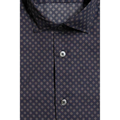 Chemise homme en coton bleu de Bagutta