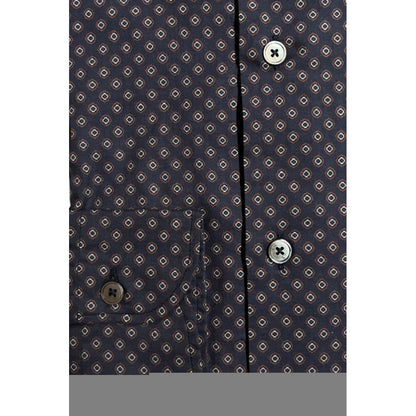 Chemise homme en coton bleu de Bagutta
