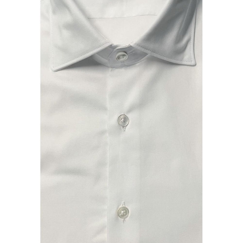 Chemise en Coton Blanc pour Homme Bagutta - Élégance et Confort