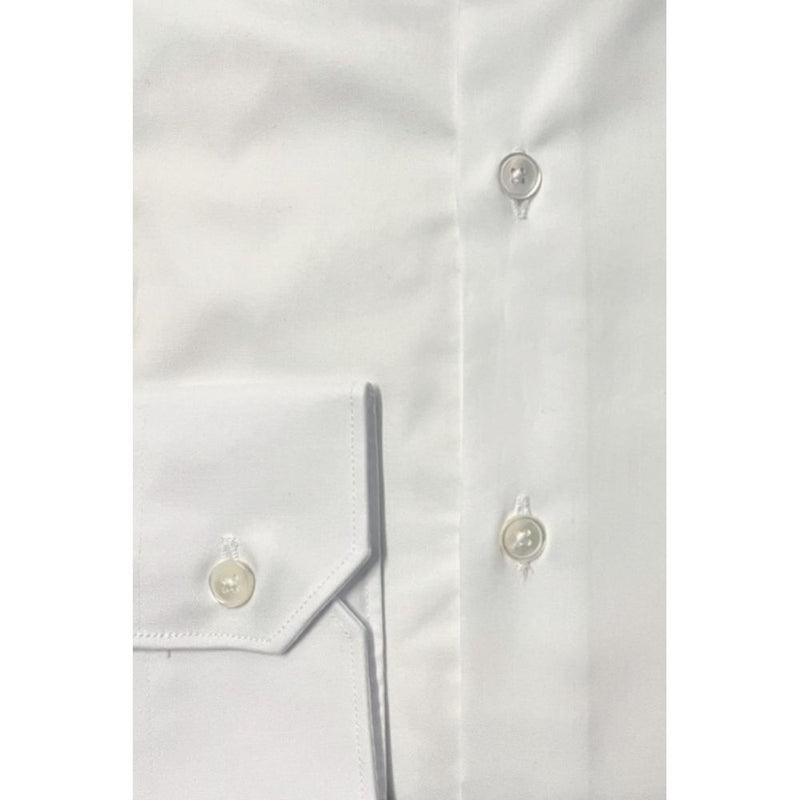Chemise en Coton Blanc pour Homme Bagutta - Élégance et Confort