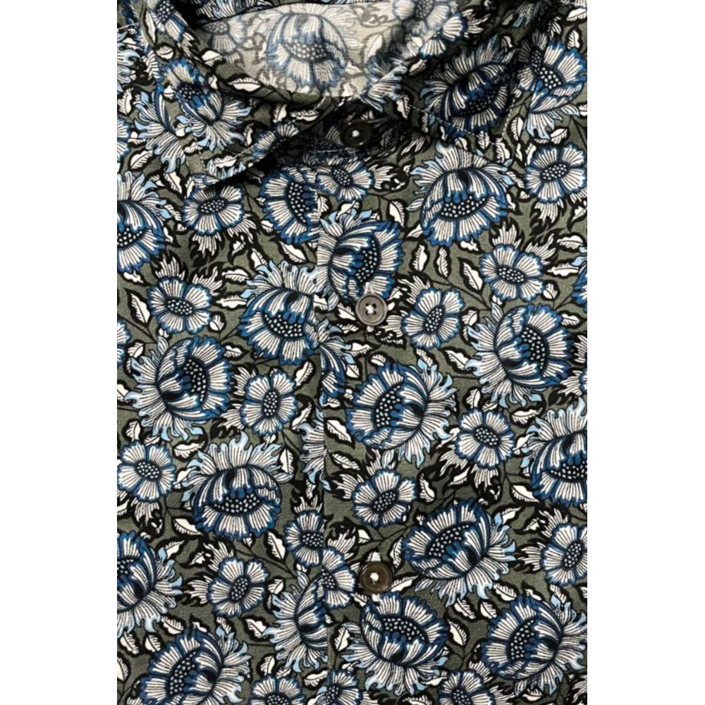 Chemise homme en coton multicolore de Bagutta