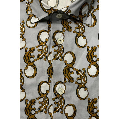 Chemise homme en coton multicolore de Bagutta