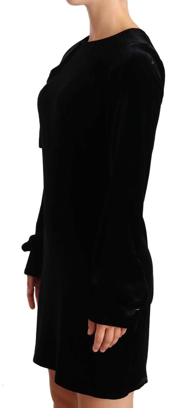 N.21 A-line Black Long Sleeve Mini Dress - Timeless Elegance