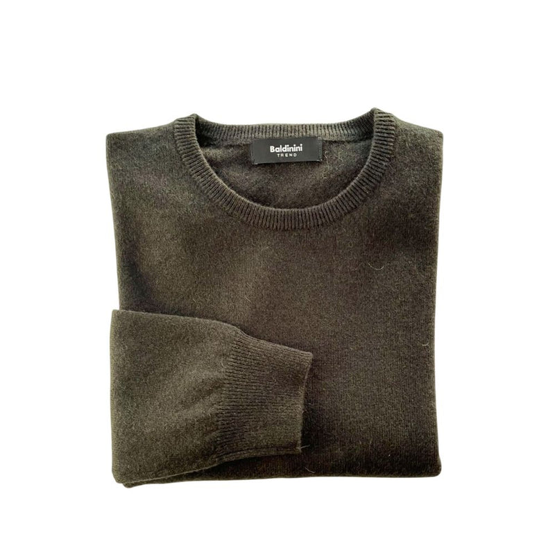 Baldinini Trend Green Cashmere Sweater - Stylish Comfort