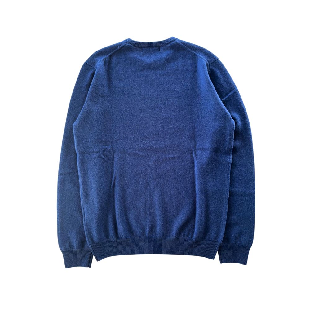 Baldinini Trend Blue Cashmere Sweater - Luxurious Comfort