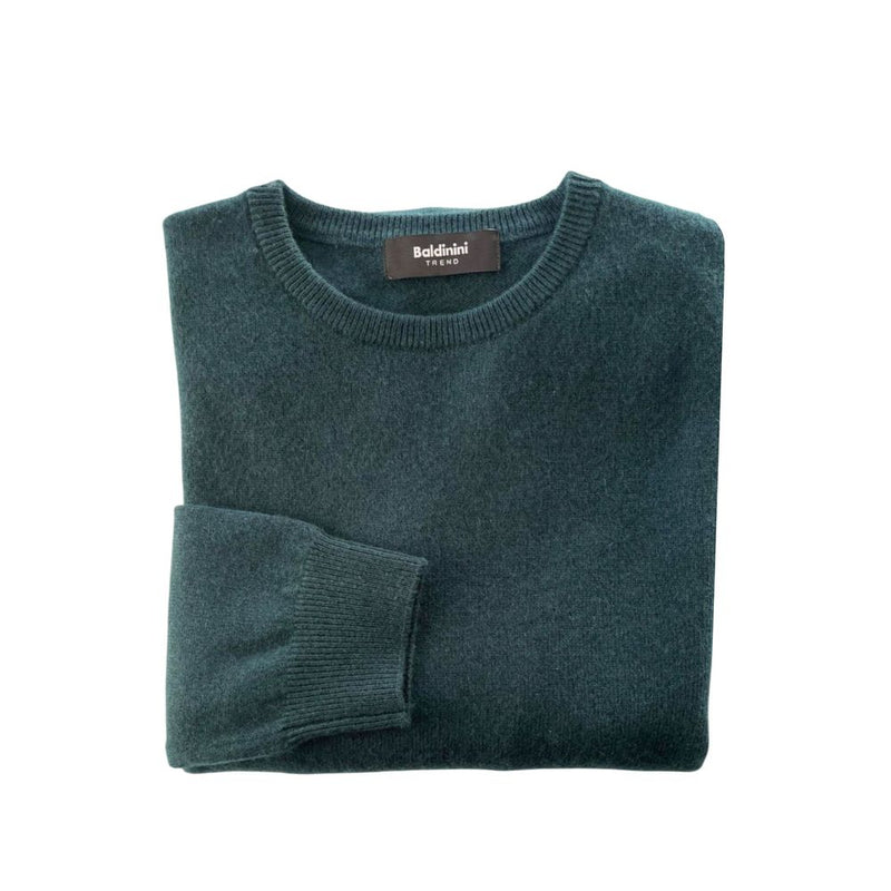 Baldinini Trend Green Cashmere Sweater - Luxurious Comfort