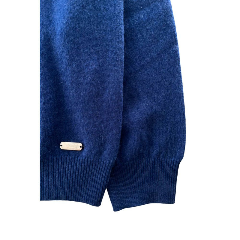 Baldinini Trend Blue Cashmere Sweater - Luxurious Comfort