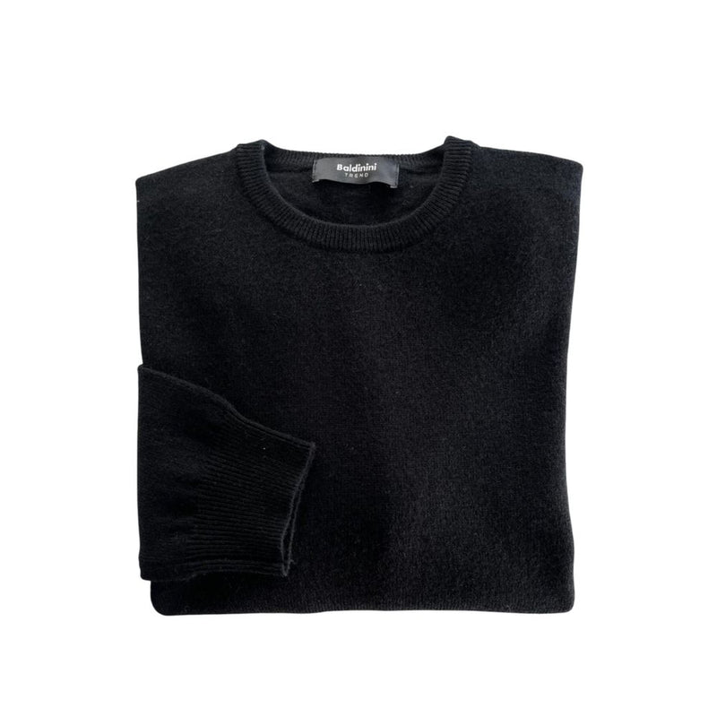 Baldinini Trend Black Cashmere Sweater - Luxurious Comfort