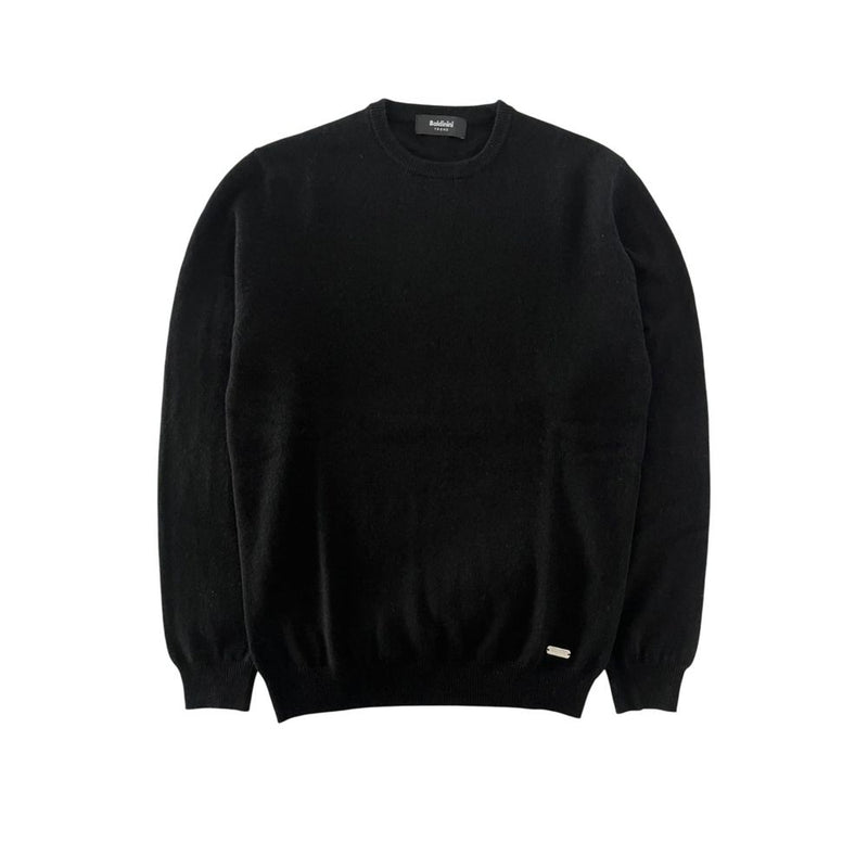 Baldinini Trend Black Cashmere Sweater - Luxurious Comfort