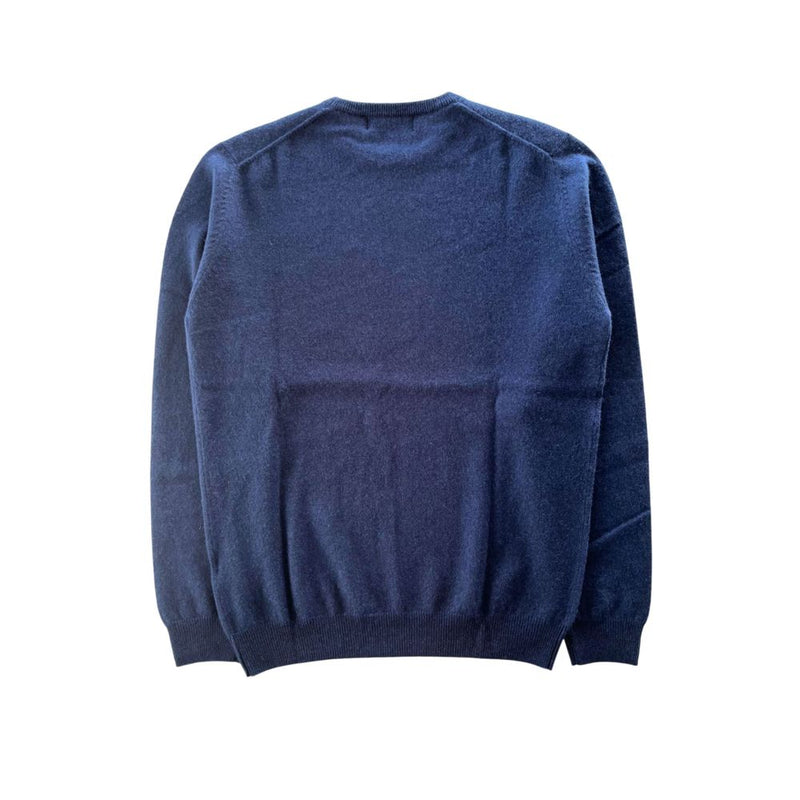 Baldinini Trend Blue Cashmere Sweater - Luxurious Comfort